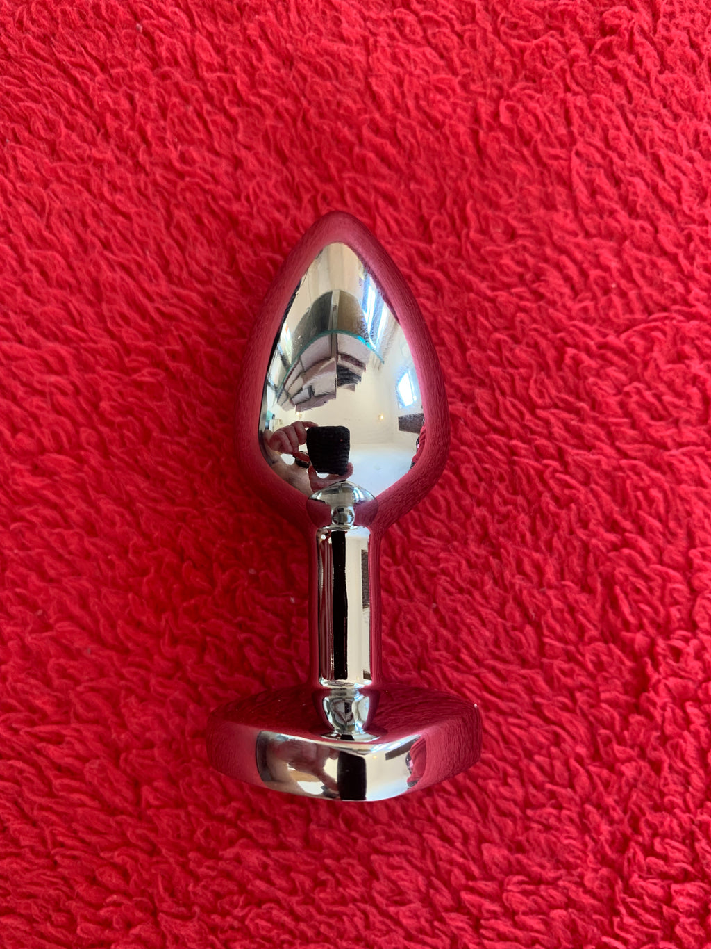 Plug Anal Pedra em Formato Coração